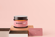 250+ Cosmetic Branding Mockup Bundle, a Cups & Container Mockup by pmvch (Thumbnail 135 of 273)