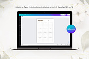 Canva Birthday Planner, a Stationery Template by DesignDevisers (Thumbnail 8 of 9)