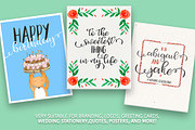 Angelica script with swashes, a Handwritten Font by supfonts (Thumbnail 3 of 8)