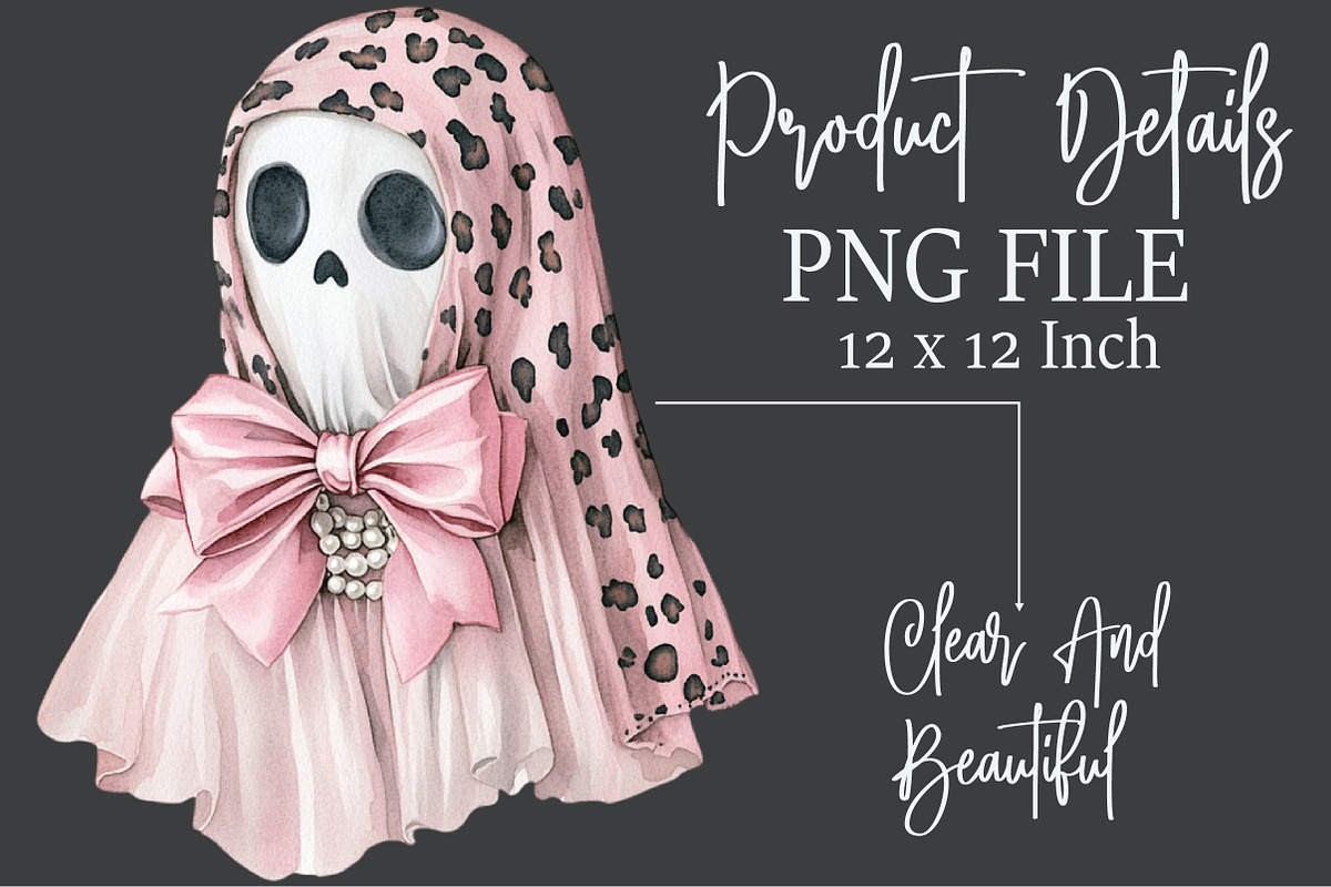 Coquette Sparkly Halloween Clipart, a Seasonal Illustration by Rose Art (Photo 4 of 4)