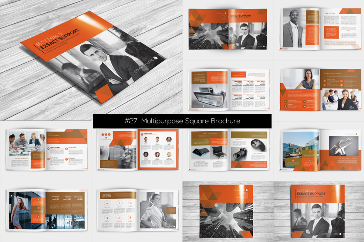 Graphic Templates Bundle Dream, a Brochure Template by RudanStudio (Photo 28 of 52)