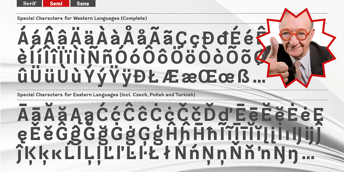 Sintesi Semi, a Sans Serif Font by FSdesign (Photo 4 of 5)