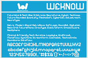 Friendly Tech font, a Font by weknow (Thumbnail 5 of 8)