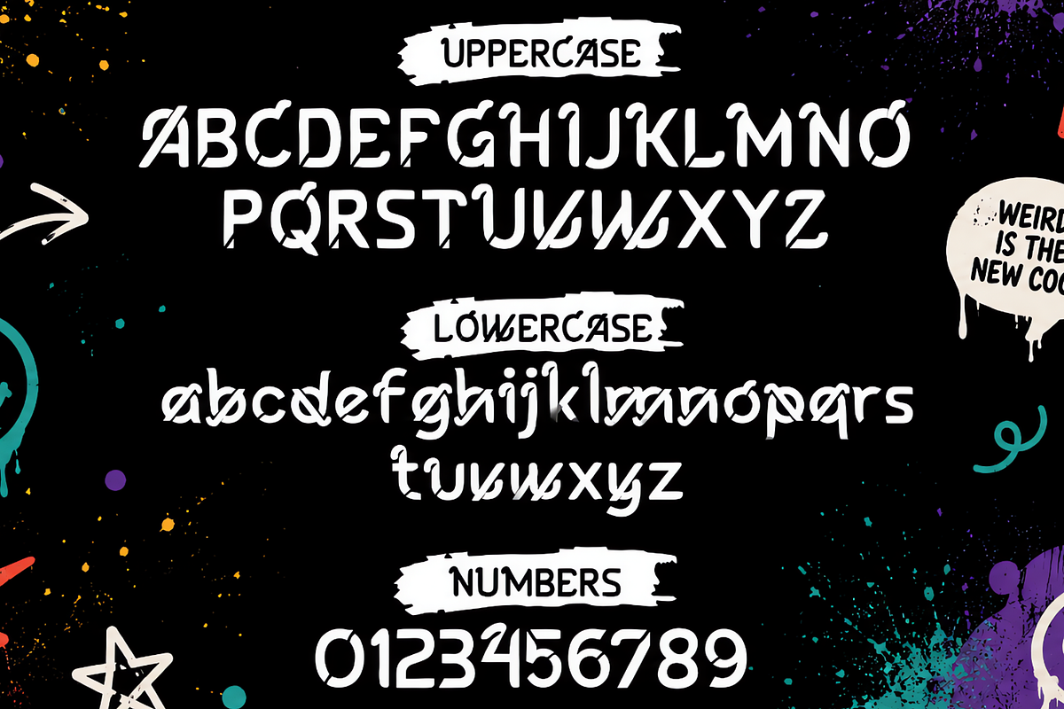 Raviko Rift Quirky Hand Drawn Font, a Handwritten Font by mesuka (Photo 5 of 7)