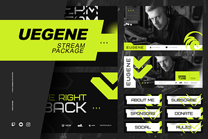 EUGENE Stream Package Canva Template