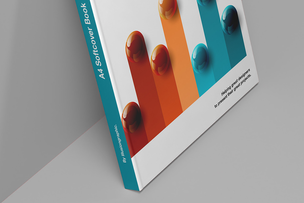 A4 Softcover Book Mockup - 10 views, a Books & Magazine Mockup by Illusiongraphic (Photo 22 of 25)