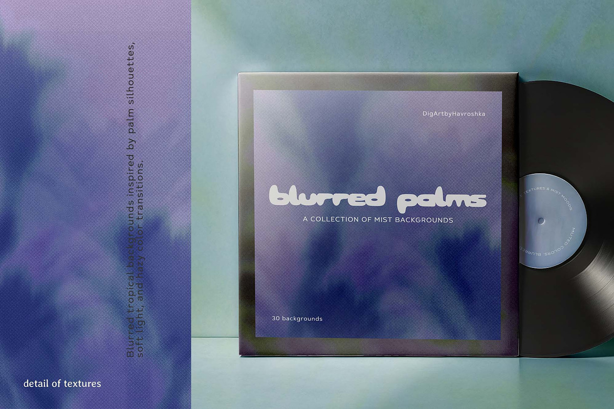 Bloom Mirage- Palm Mist, a Background Graphic by DigARTbyHavroshka (Photo 8 of 11)