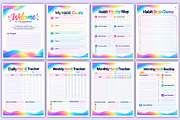 ADHD Habit Tracker | Focus, a Stationery Template by Mustafiz (Thumbnail 2 of 4)