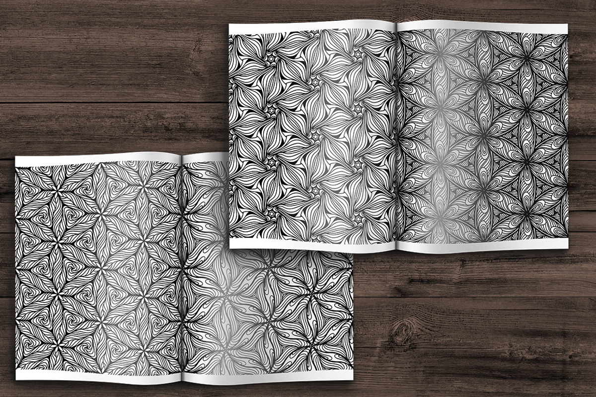 125 seamless hand drawn textures, a Pattern Graphic by Mandarinkas art (Photo 8 of 23)