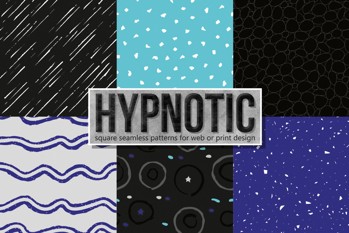 Hypnotic - seamless patterns, a Pattern Graphic by John Fortuna (Photo 1 of 5)