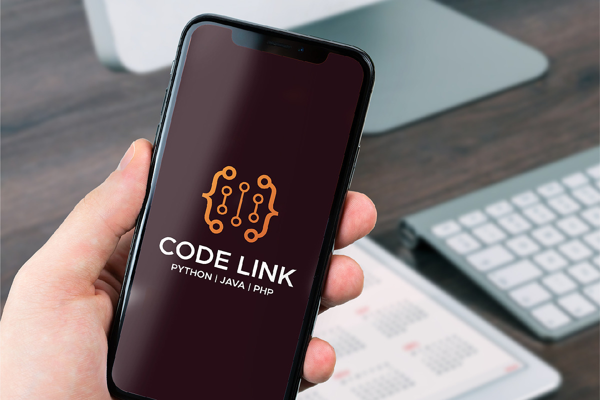 Code Link Logo, a Branding & Logo Template by M9 Design (Photo 4 of 7)