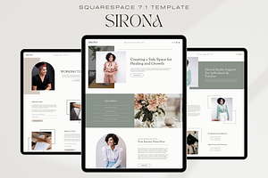 Squarespace Template: Sirona