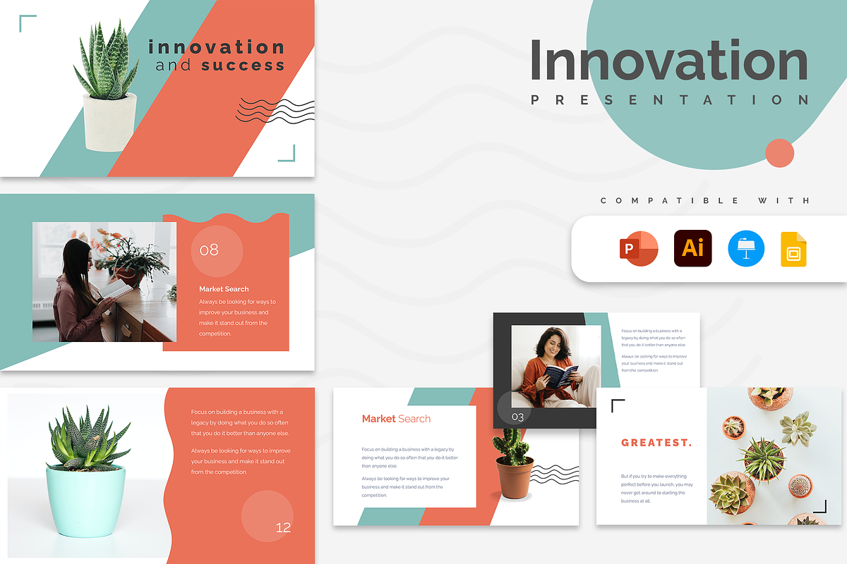 Innovation Presentation Template, a Presentation Template by Slidesmash