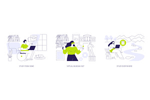Online education opportunities, an Education Illustration by Visual Generation