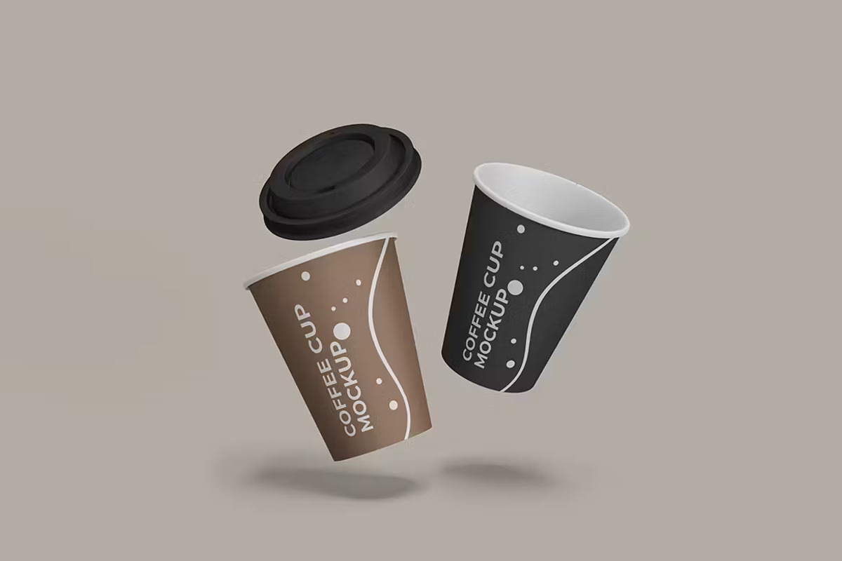 Paper Coffee Cup Mockup Set, a Cups & Container Mockup by GearShift (Photo 4 of 5)