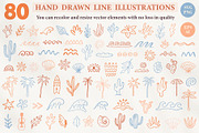 Boho Summer Graphics Bundle - vol 3., a Graphic by Katrinelly (Thumbnail 3 of 17)