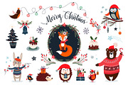 Christmas elements collection, an Animal Illustration by Letto studio (Thumbnail 1 of 3)