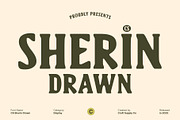 CS Sherin Drawn, a Serif Font by Craft Supply Co. (Thumbnail 1 of 8)