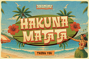 Nestafu - Hawaiian Display Font, a Sans Serif Font by Burntilldead (Thumbnail 12 of 12)