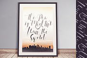 Boutique Paris - Modern Script, a Script Font by Cruzine (Thumbnail 5 of 8)