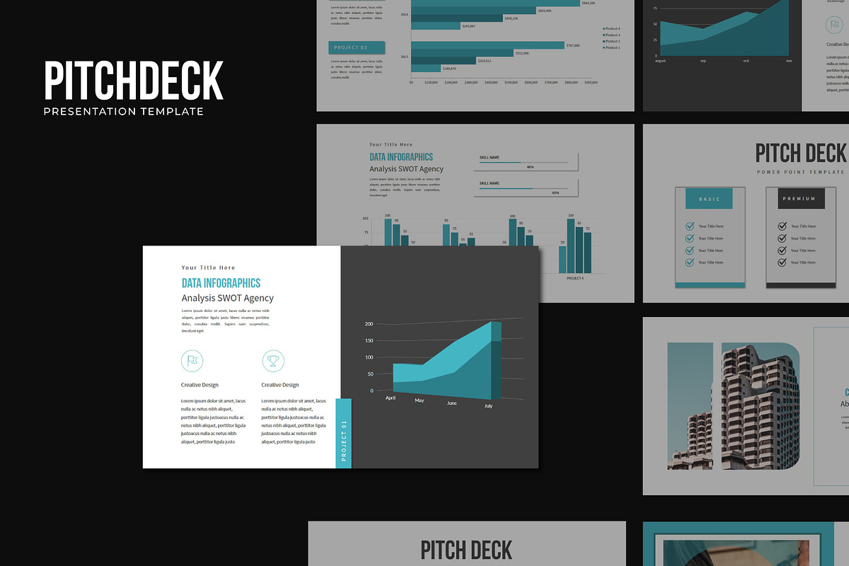 PITCH DECK Googleslide Template, a Presentation Template by Rocket Template (Photo 8 of 11)