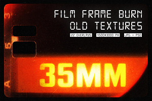 Old Film Burn Overlay Bundle, a Texture Graphic by pixelbuddha.net