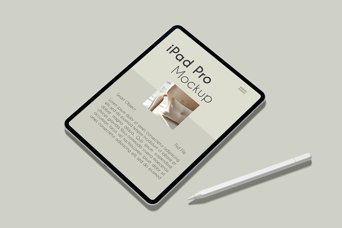 iPad Pro Mockup, an iPad Mockup by Graphicbars (Photo 25 of 25)