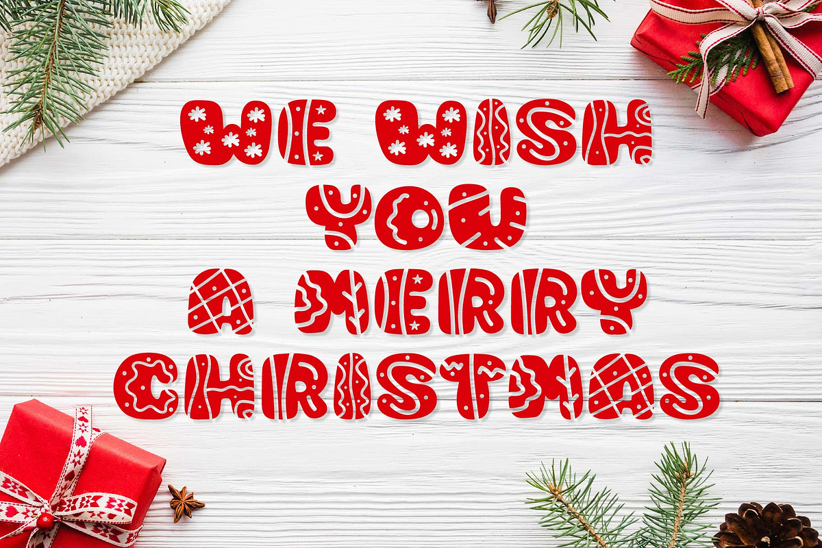 Xmas Enjoy font, a Handwritten Font by KengGraphic (Photo 2 of 10)