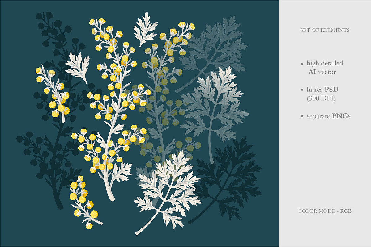 Artemisia Patterns, a Pattern Graphic by GreyLilac (Photo 7 of 11)