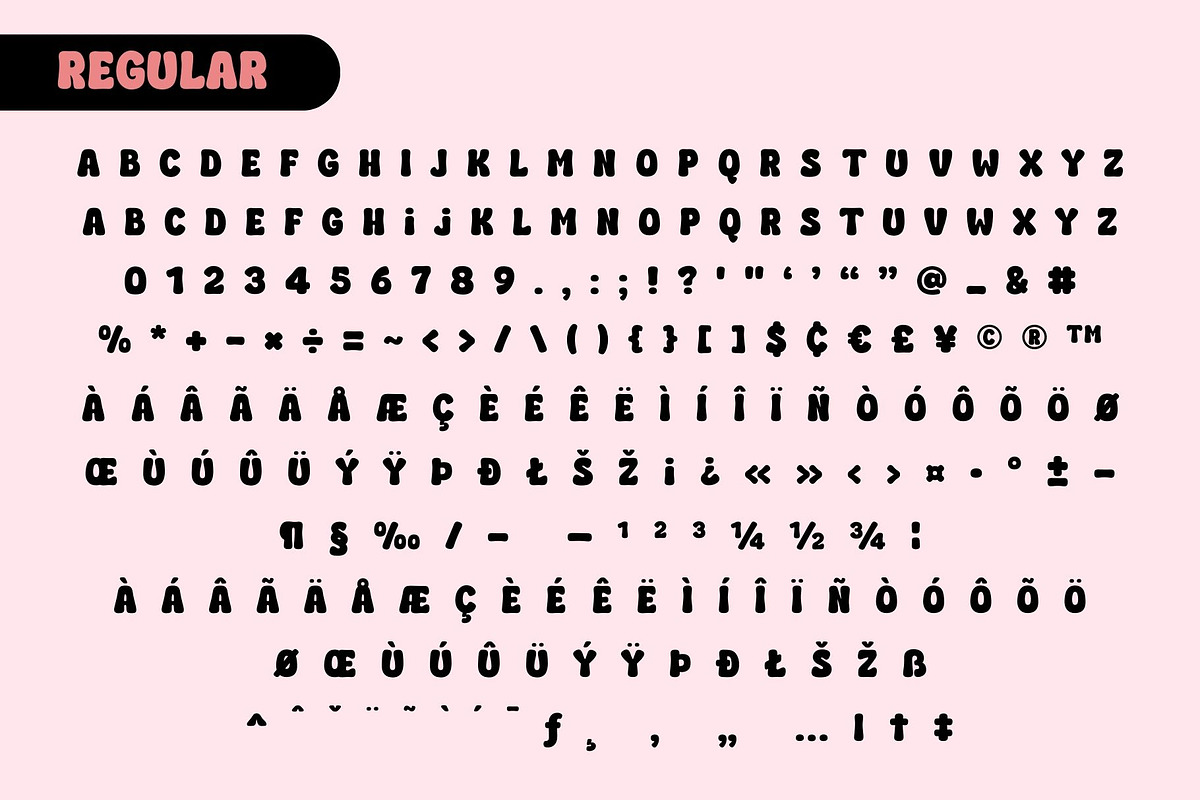 Fox Kind : 5 Font Styles, a Symbol Font by Fox7 By Rattana (Photo 9 of 14)