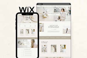 Wix Website Template Photography