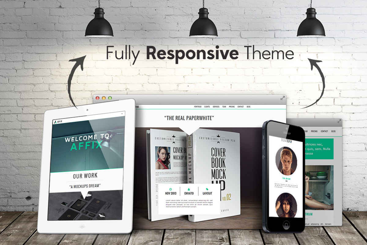 AFFIX - OnePage Parallax WP Theme, a WordPress Template by Theme-Forge (Photo 4 of 5)