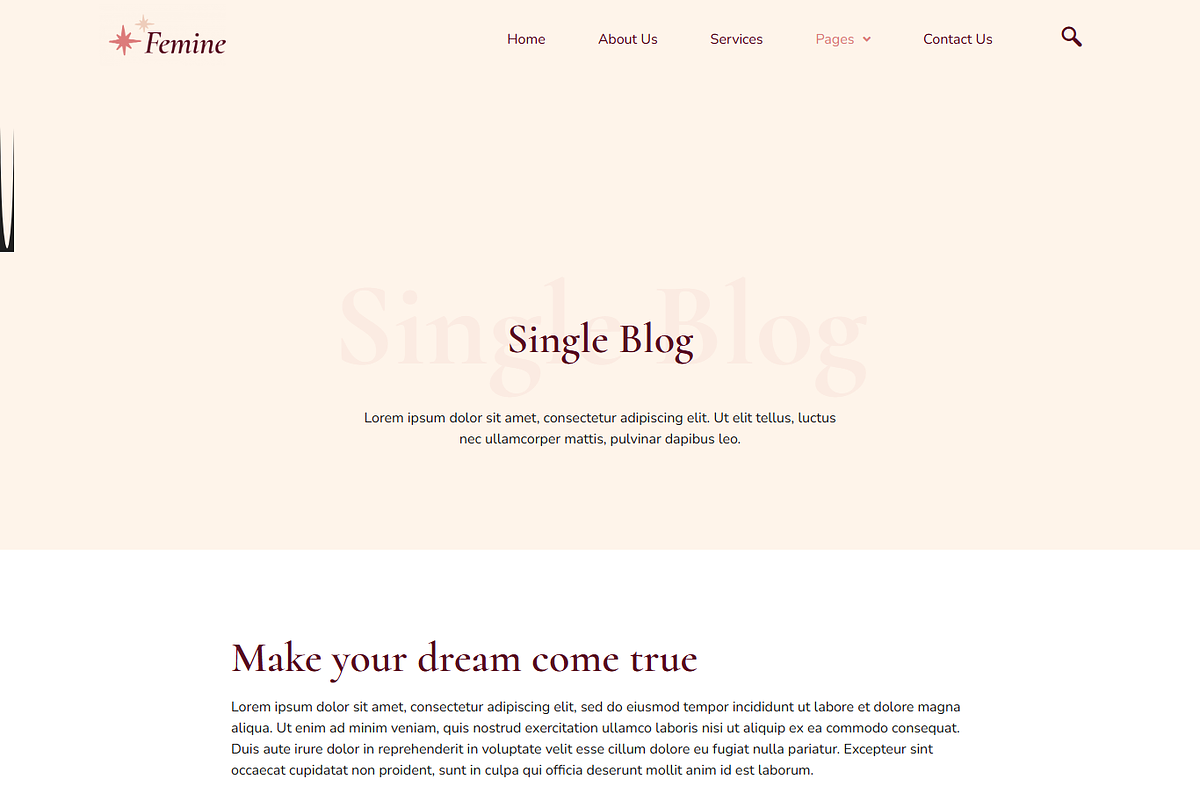 Feminine Life Coach Elementor Kit, a Landing Page Template by MasterDesigns (Photo 7 of 8)