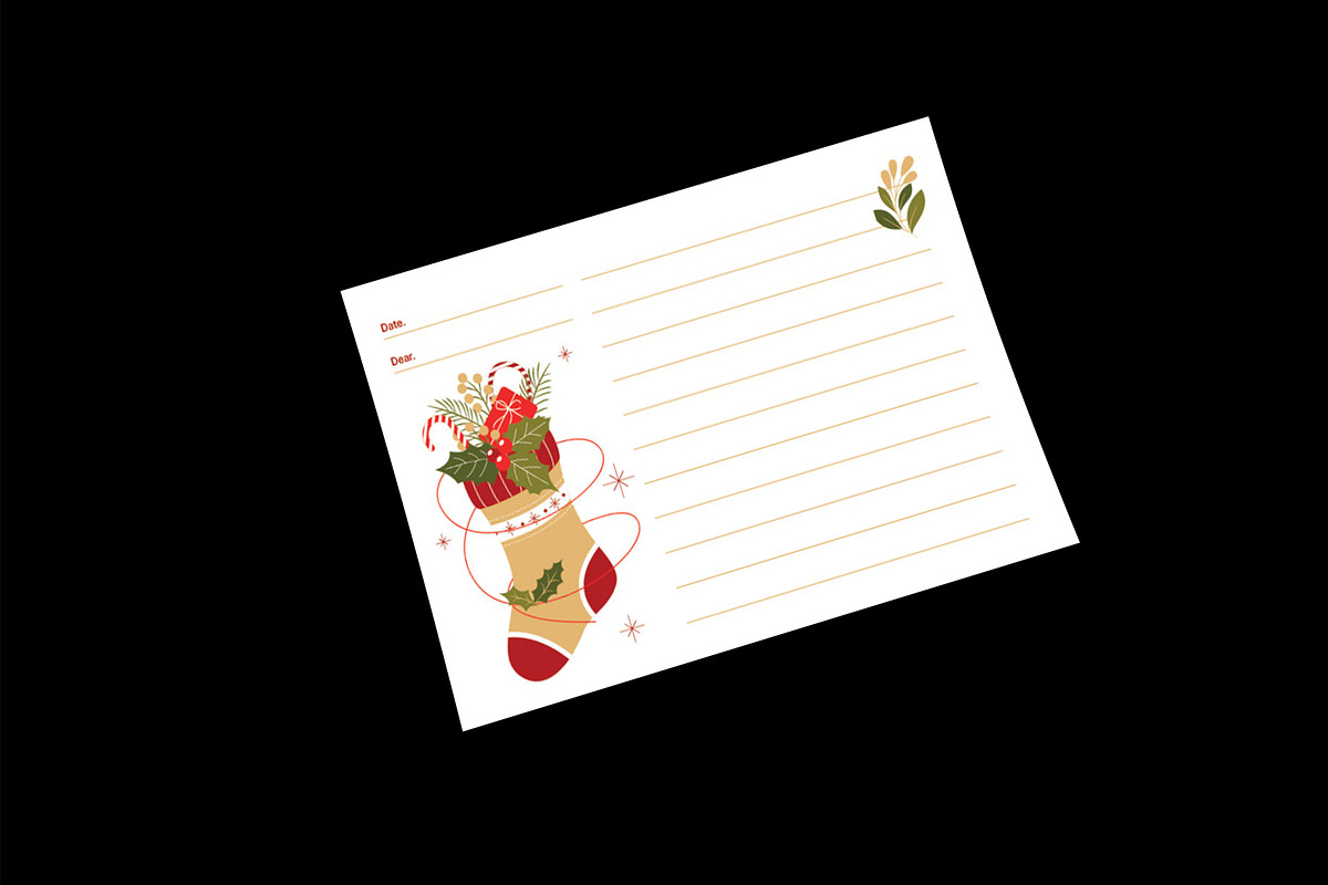 Red Christmas Greeting Card, a Card Template by Neermana (Photo 3 of 4)
