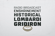 Gridiron Block, a Font by VarsityType® (Thumbnail 6 of 8)