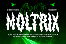 Moltrix Fire Font