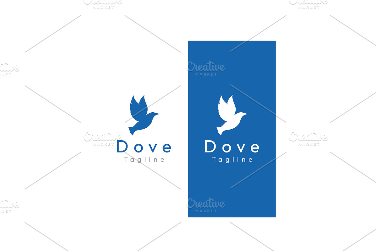 Dove logo vector illustration., a Branding & Logo Template by LOGOCREATIVE