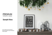 Christmas Frames & Wallpaper Mockups, a Product Mockup by mock-ups (Thumbnail 5 of 16)