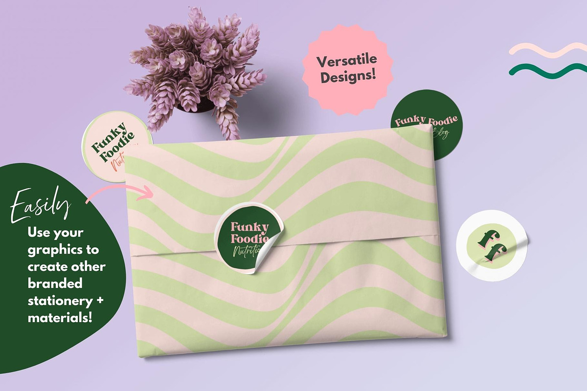 Bold logo design, Canva Branding Kit, a Branding & Logo Template by Kurly Creative (Photo 8 of 10)