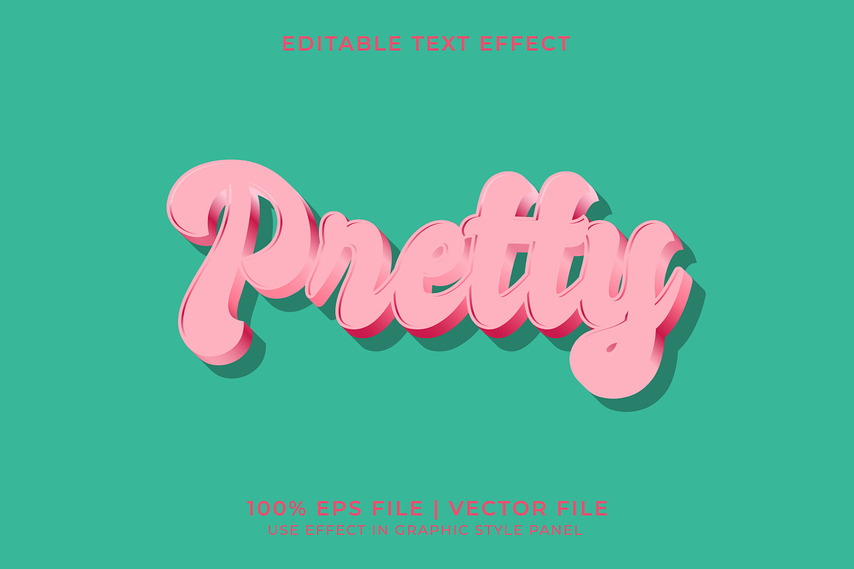 Pretty Text Effect Bundle, a Layer Style Add-On by WM48 Shop (Photo 7 of 7)