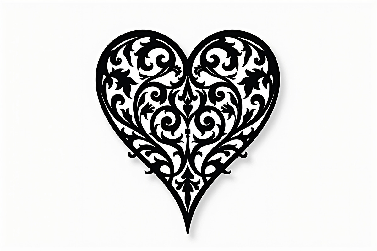 Vintage Heart Vector Design, an Illustration by Creativeshirt (Photo 16 of 21)