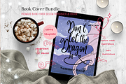 Premade Book Cover Template, a Print Template by Little Creative Scribbles (Thumbnail 1 of 9)