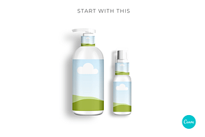 Cosmetic Container Mockups For Canva