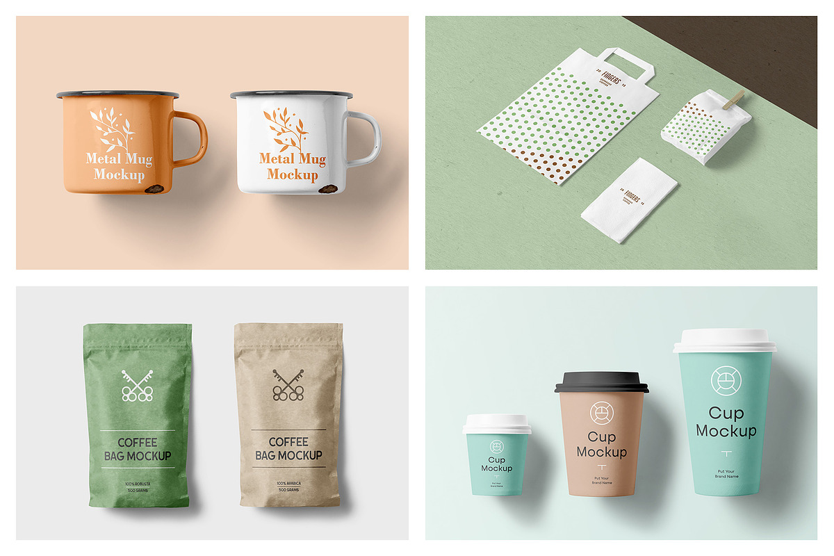 Coffee Stationery Mockups, a Cups & Container Mockup by MockupForest (Photo 6 of 7)
