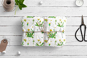 Kids Crayon Dandelion Seamless, a Pattern Graphic by Lucyinyourheart (Thumbnail 6 of 10)