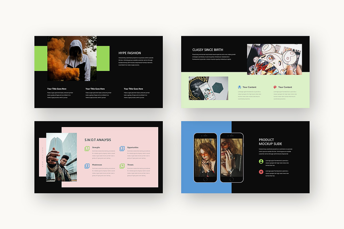 Lex : Fashion Business Powerpoint, a Presentation Template by Punkl Camp (Photo 16 of 16)
