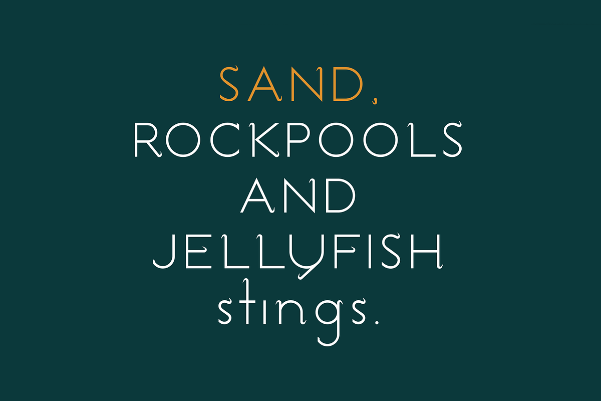 Rockpool. Chic sans serif font, a Sans Serif Font by LostandFoundry (Photo 3 of 7)