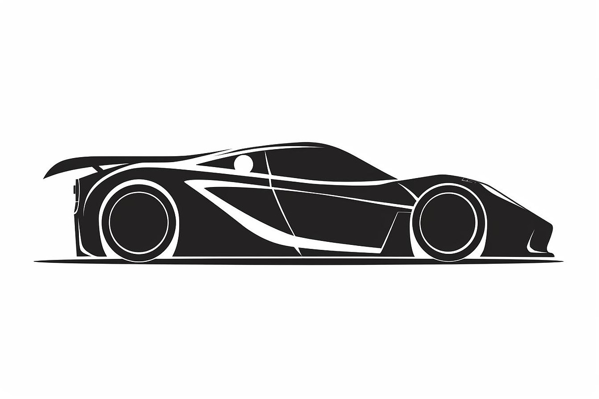 Black Sport Car Silhouette, an Illustration by BIPLOB EXPERT (Photo 9 of 13)