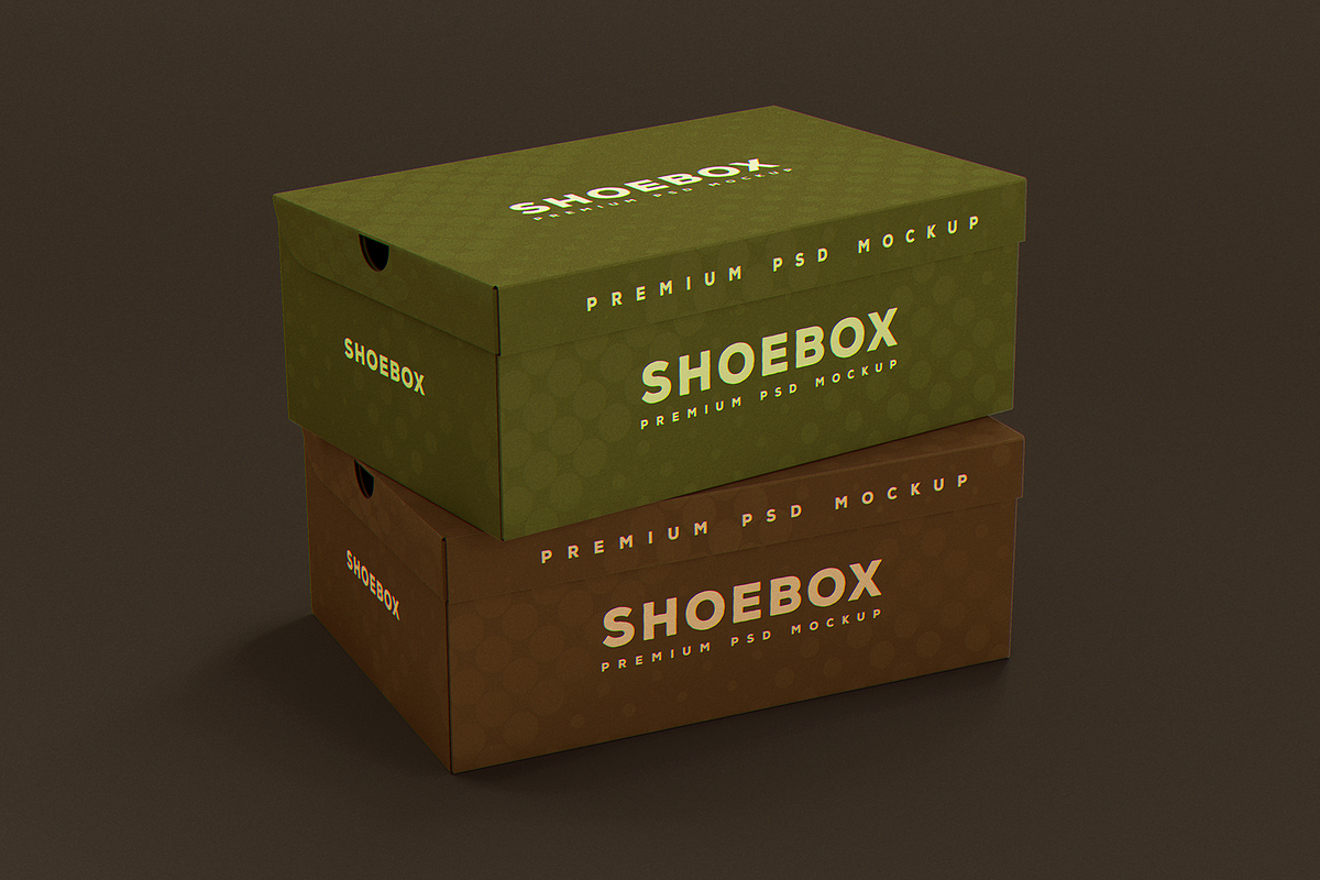 Shoe Box MockUp, a Cups & Container Mockup by coloformia (Photo 9 of 10)
