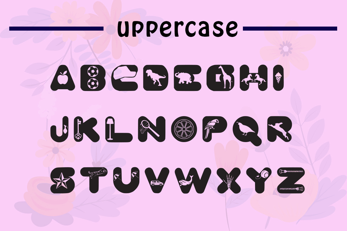 Alpa AZ Font, a Sans Serif Font by Actual Pixel (Photo 3 of 4)